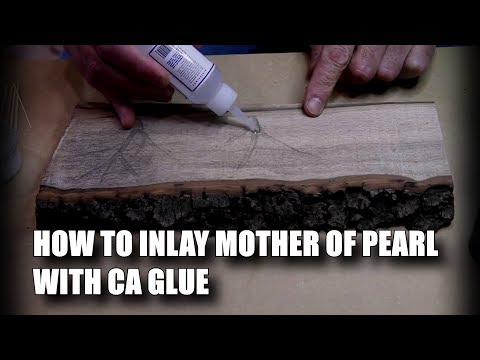 How to Inlay Mother of Pearl With CA Glue