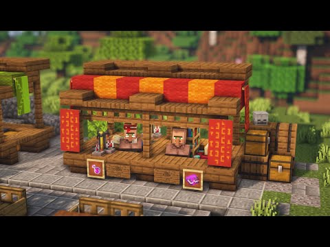 Minecraft | How to build a Market Stall