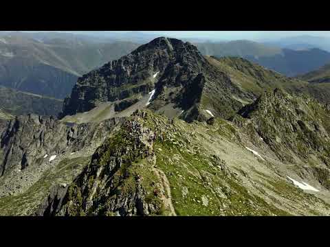 Vârful Negoiu - Făgăraș filmat cu drona