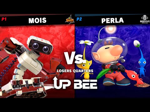 UP BEE XIV - Mois (R.O.B. Mii Brawler) Vs. Perla (Olimar) - Losers Quarters