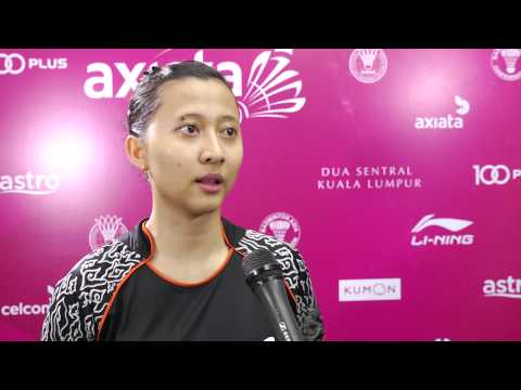 071214 AXIATA CUP 2014 PRE MATCH RICHI PUSPITA DILI