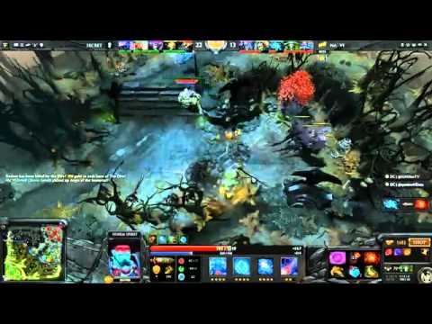 Navi vs Secret // Dendi steal roshan 1 vs 5