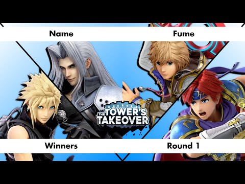 Winners Rd 1: Name (Sephiroth/Cloud) vs Fume (Shulk/Roy) - The Tower's Takeover 8