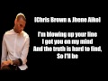 Chris Brown Drunk Texting ft  Jhene Aiko Lyrics