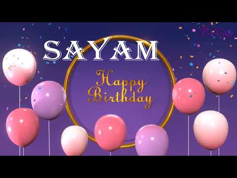 sayam Birthday Song | Birthday Song sayam | Happy Birthday sayam |      @birthdaysongwithnames