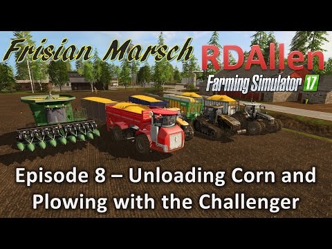 Farming Simulator 17 Multiplayer Marsch E8 - Hauling Corn and Plowing