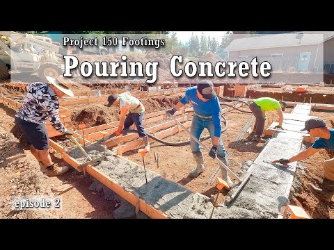 Project 150 episode 2 How To Pour Footings