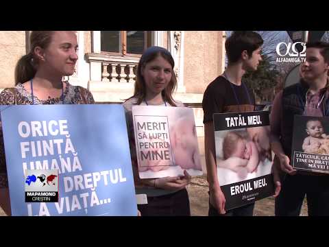 Voluntari în campania „40 de zile pentru viață”