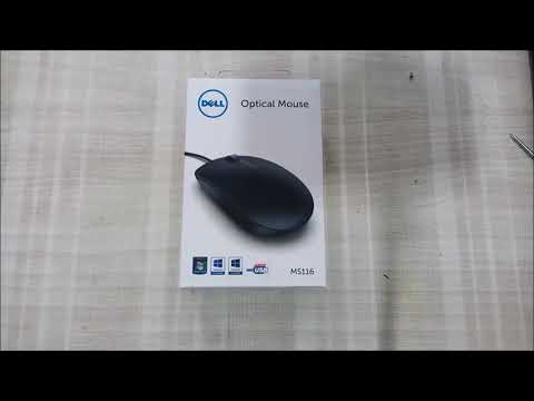 Wired Dell USB Optical Mouse