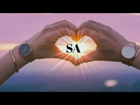 A S ! S A Latest model Status video || A S Letter Love Whatsapp Status video