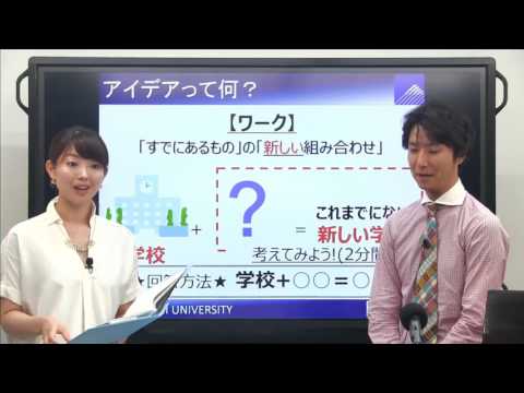 イベントプロデュース学科模擬講義生放送「イベントアイデア発想法」
