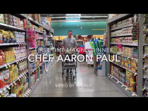 Chef Aaron Paul's First Meal