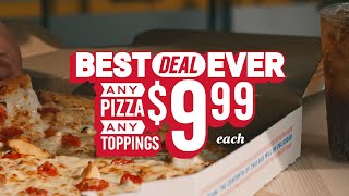 Pizza Hut Best Deal Ever - $9.99 Any Pizza 