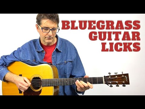 BLUEGRASS LEAD GUITAR LICKS