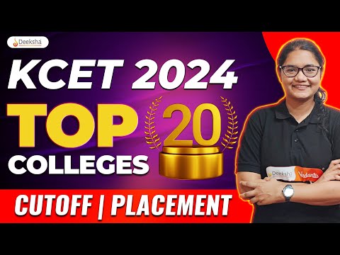 KCET Top 20 Engineering Colleges in Karnataka | Cut Off, Placements, NIRF Ranking #kcetcounselling