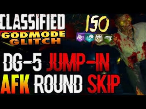 SOLO AFK UNLIMITED XP ROUND SKIP GLITCH ON Classified! BO4 Zombie Glitches