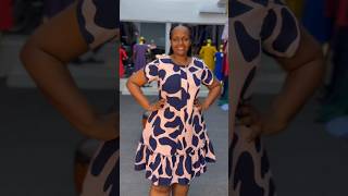 MISHONO YA MAGAUNI MAFUPI YA VITAMBAA LOOSE DRESS #latestafricaprint #zamakalefashion #africa