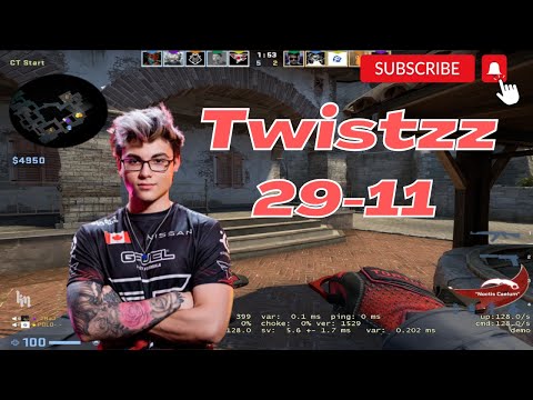 UNCUT! Twistzz is BACK! Drops 29K w/jks Dual Queue @ FACEIT Ranked EU 20221030