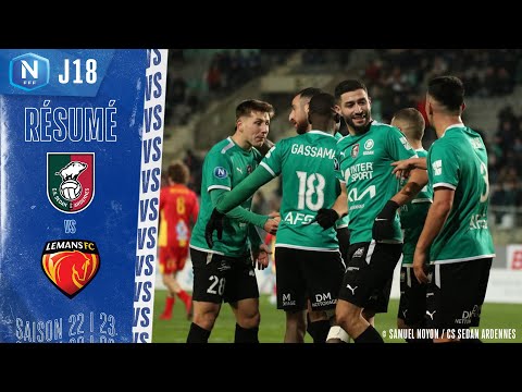 J18 I CS Sedan Ardennes - Le Mans FC (2-0), le résumé I National FFF 2022-2023