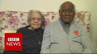 Couple who faced racism mark 73 years - BBC News
