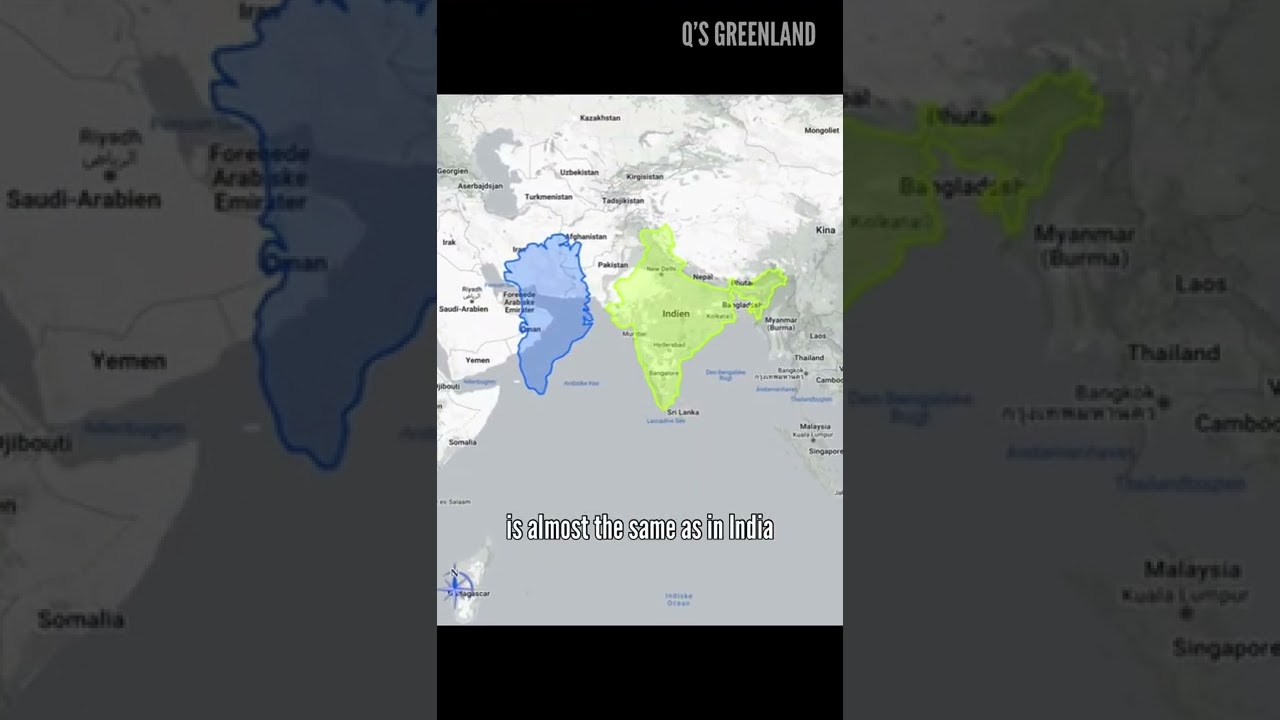 How big is Greenland? Day 51 of 100.
