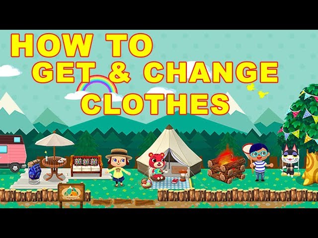 How to change and get new clothes in Animal Crossing: Pocket Camp Complete