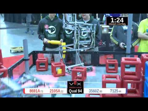 2015 VRC Engr Q94 - 8691A 2105A vs 3560Z 7125 - 26 to 70 - VEX Worlds 2015 - Engineering Division