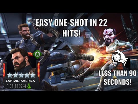 Cap Infinity War Solos 6.2.2 Mister Sinister Boss In UNDER 90 Seconds! | Marvel Contest of Champions