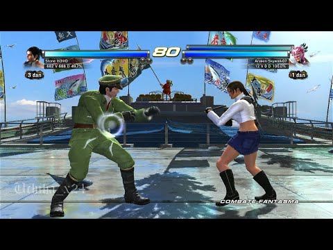 24 Julia Chan y Lili Rochefort VS Dragunov - Tekken Tag 2 ( Uchiha x24 ) Gameplay PS3