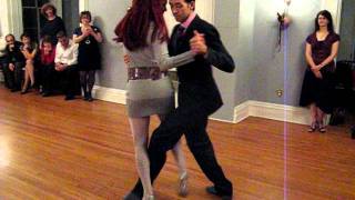 Argentine Tango performance 2 by Michael Nadtochi & Angeles Chanaha at Red Bank Tango Holiday Party