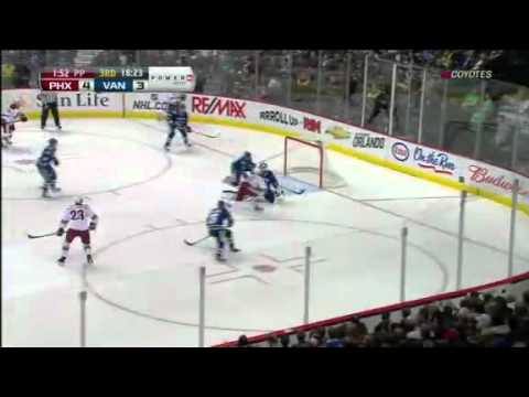 Phoenix Coyotes 5, Vancouver Canucks 4 Highlights : March 14 2012