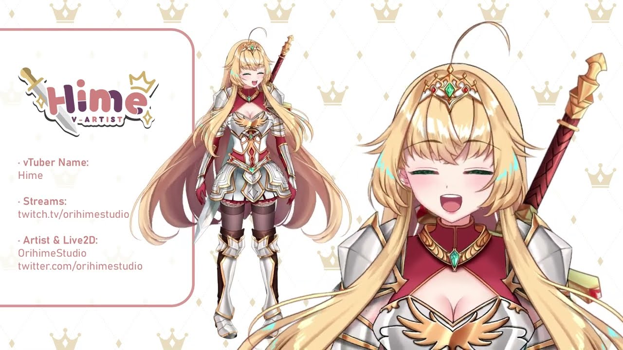 【 Live2D Showcase 】Hime Vtuber model