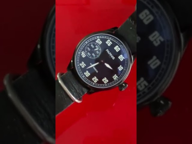Vídeo relacionado con Messerschmitt Pilot ME-420PL - Reloj para hombre (negro), Correa
