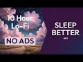 10 Hour LoFi Sleep Music Black Screen No Ads Deep Sleep Aid 1