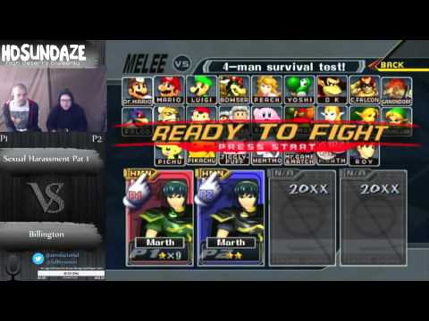 Sexual Harassment Pat vs Billington - HD Saturdaze Melee BiWeekly