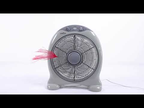 Vídeo de Urgel Ventilador Sobremesa Gris con Temporizador Fabrilamp / Abrila
