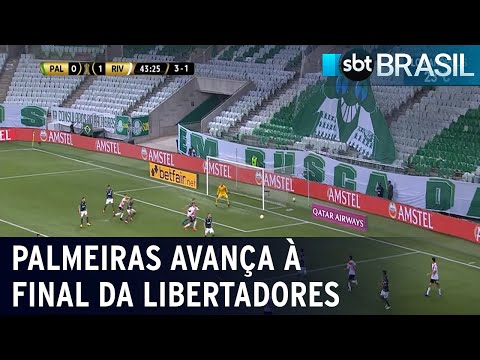 Palmeiras vai à final da Libertadores pela quinta vez na história | SBT Brasil (13/01/21)