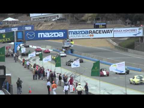 Mazda Laguna Seca Raceway 1955-1962 GT cars race start