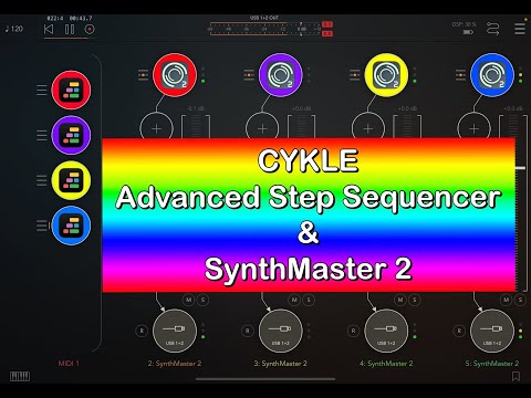 CYKLE Advanced MIDI Sequencer & SynthMaster 2 - AUM Session Setup Tutorial
