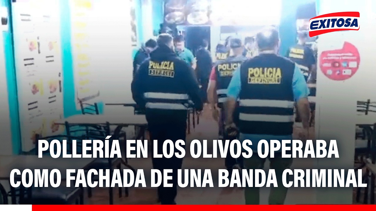 🔴🔵 Pollería en Los Olivos operaba como fachada de una banda criminal