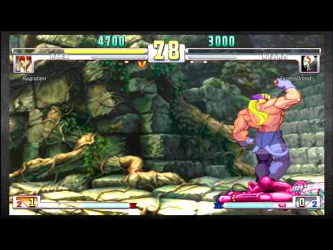Street Fighter III: Third Strike Online Edition: Ragndmn (Alex) vs. ExcessDread (Necro)