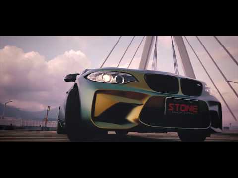 BMW F87 M2 installation STONE EXHAUST
