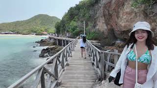 Thailand Tropical Beach | Walking Tien Beach on Koh Larn Island