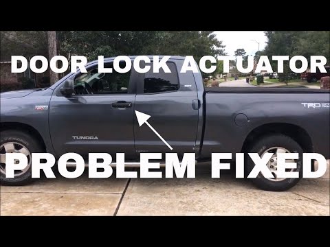 WATCH THIS VIDEO FIRST BEFORE CHANGING YOUR DOOR LOCK ACTUATOR ON YOUR TOYOTA TUNDRA