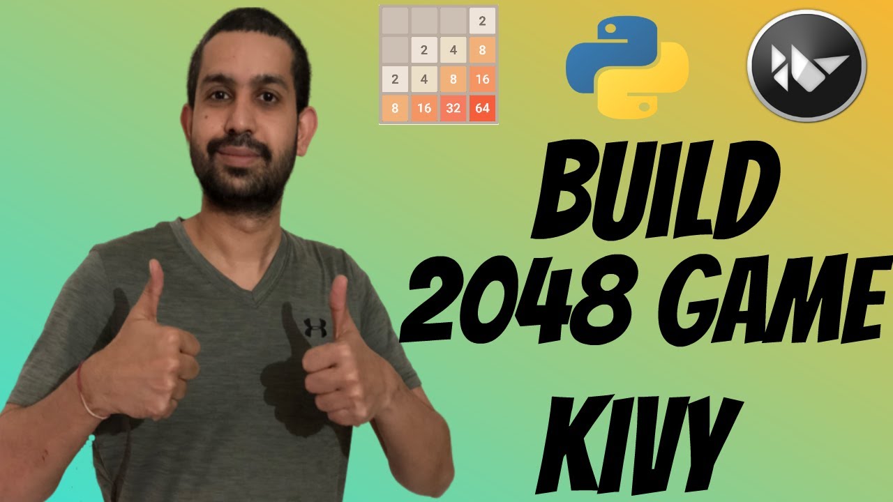 Python Game Development using Kivy | Create 2048 game in Python Kivy | Games in Python using Kivy