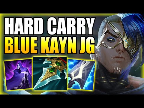 HOW TO PLAY BLUE KAYN JUNGLE & HARD CARRY THE GAME! - Best Build/Runes S+ Guide - League of Legends
