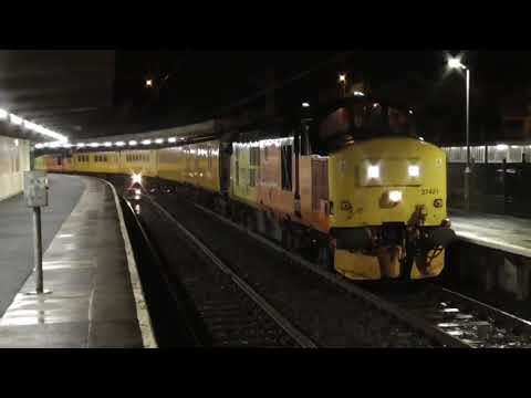 37421/37099 1Q82 Carlisle - Carnforth H.S. Test Train,  22nd March 2018