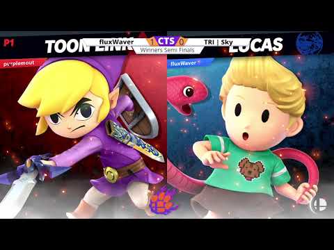 Clocktower Smash 68 - Winners Semis - TRI | Sky (Young Link, Toon Link) vs. fluxWaver (Lucas) - SSBU