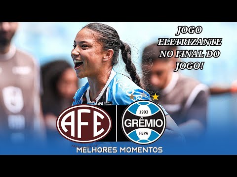Gols e lances de Ferroviária-SP x Grêmio