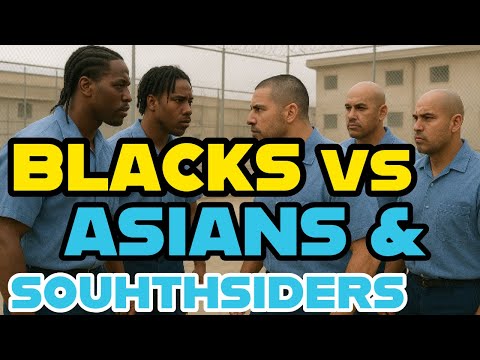 BLACKS Vs ASIANS & SOUTHSIDERS IN IRONWOOD STATE PRISON !!!’